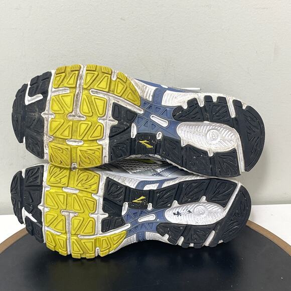 Brooks Silver and Blue Athletic Shoes - Picture 12 of 14